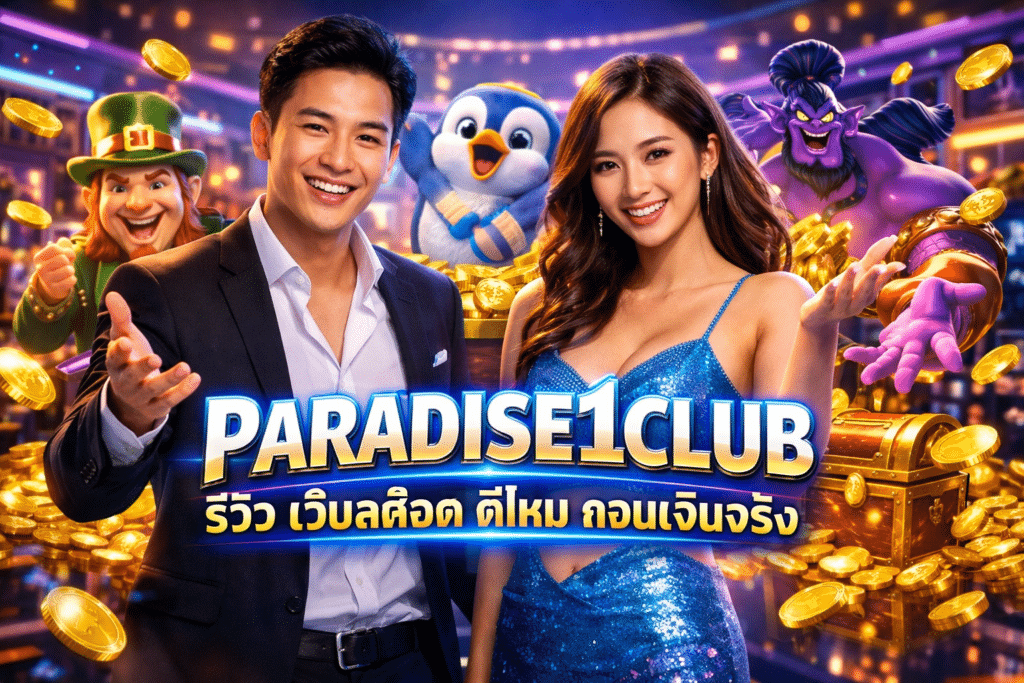 PARADISE1CLUB รีวิว เว็บสล็อต ดีไหม ถอนเงินจริง